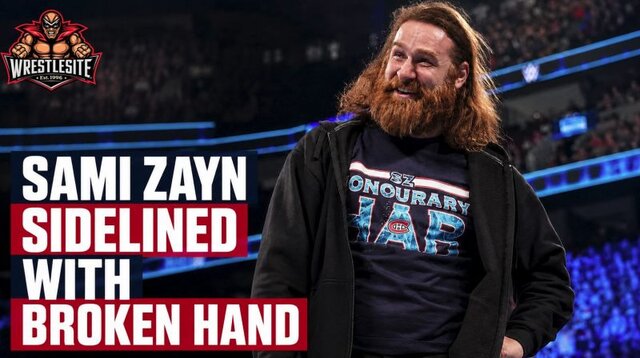 Sami Zayn Sidelined With Legitimate Broken Hand
