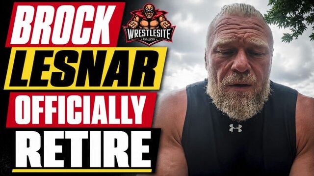 Brock Lesnar Officially Retires From Professional Wrestling