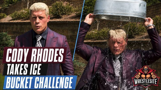 Cody Rhodes Takes ALS Ice Bucket Challenge for Rebel