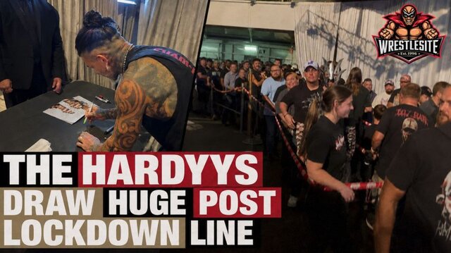 Matt Hardy Shows Huge Post Lockdown Fan Line