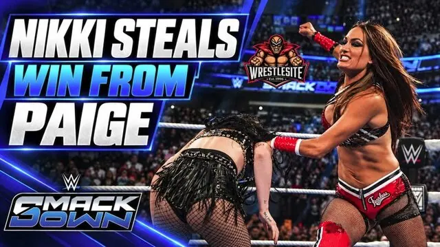 Nikki Bella Steals Victory From Paige on WWE SmackDown