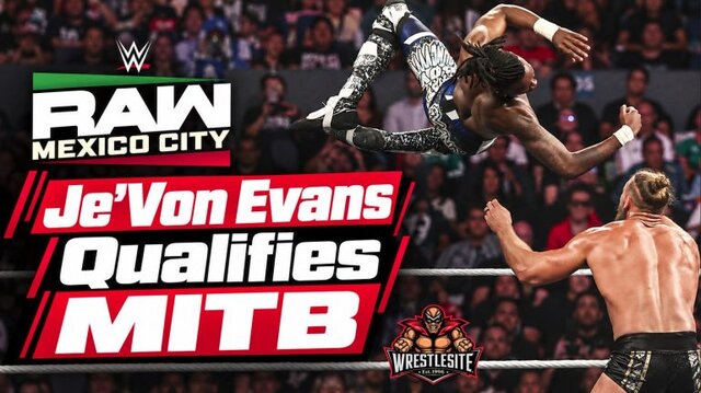 Je’Von Evans Qualifies for Money in the Bank