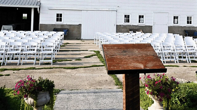 Ceremony patio