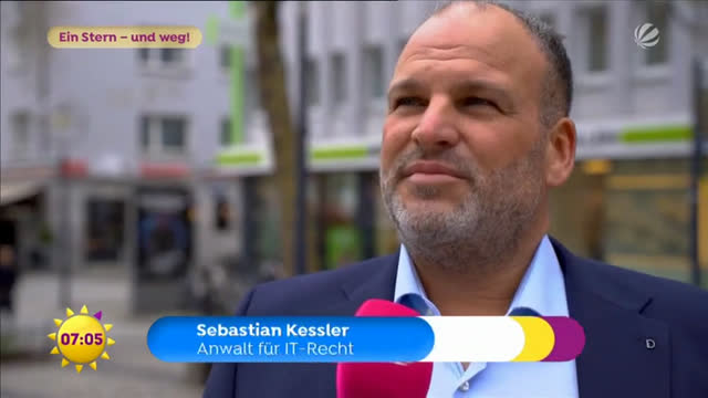 Sebastian Kessler im SAT.1 Fruehstuecksfernsehen