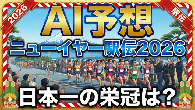 【AI予想】ニューイヤー駅伝 2026｜旭化成の連覇か、トヨタ・Hondaの奪還か？