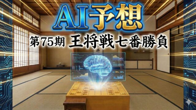 【AI予想】第75期 王将戦七番勝負｜藤井聡太 vs 永瀬拓矢：2026年「頂上決戦」の行方