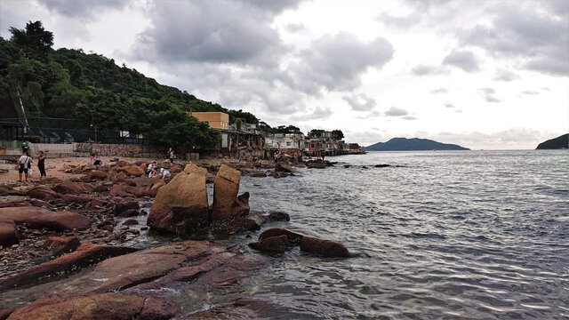 鯉魚門燈塔海灘