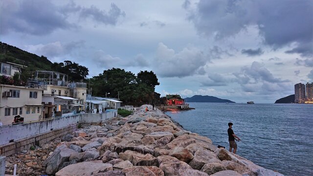 馬環村防波堤