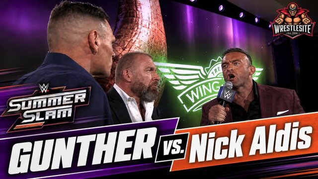 GUNTHER vs. Nick Aldis Set for SummerSlam