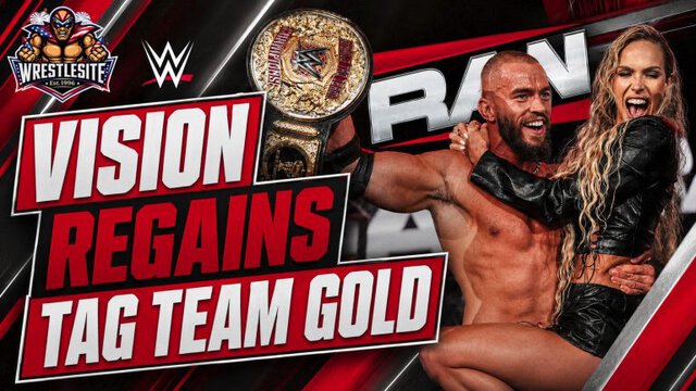 The Vision Capture WWE Tag Titles