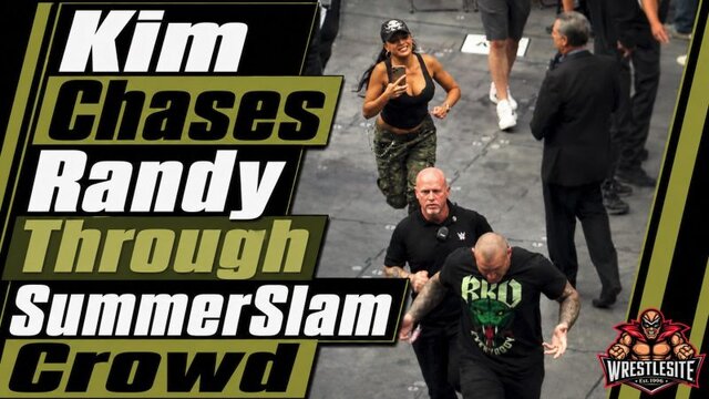 Kim Orton Spotted Running Behind Randy During SummerSlam Return