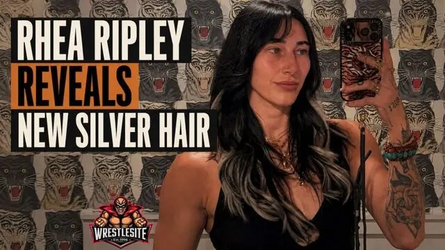 Rhea Ripley Reveals New Silver Hair