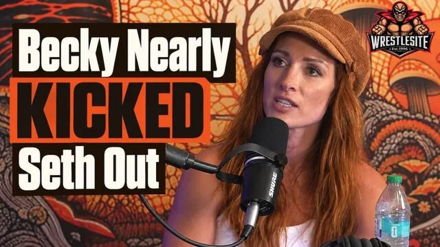 Becky Lynch Nearly Kicked Seth Rollins Out During Labor