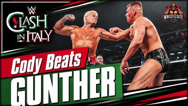Cody Rhodes Beats GUNTHER