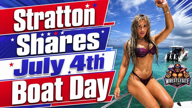 Tiffany Stratton Shares July 4th Boat Day