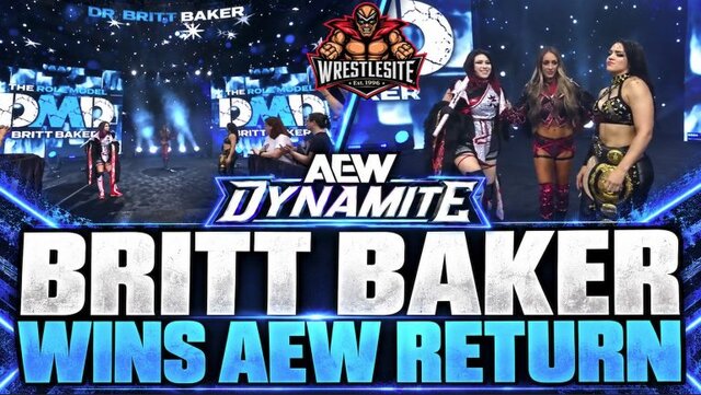 Britt Baker Wins AEW In-Ring Return