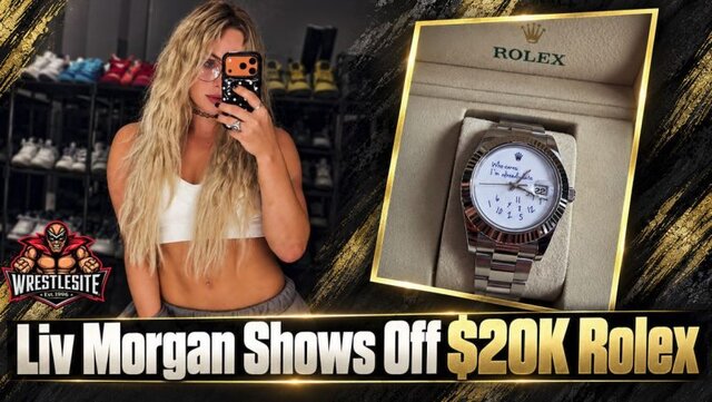 Liv Morgan Shows Off $20,000 Custom Rolex
