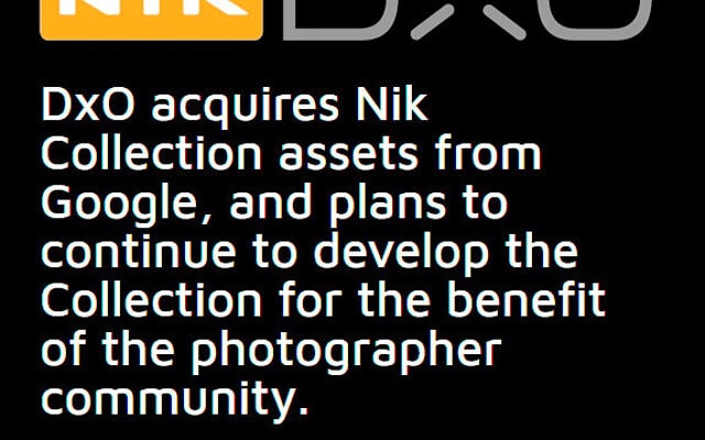 DxO compra los filtros Nik a Google y seguirán siendo gratis…por ahora.
