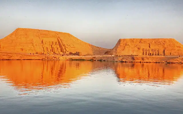 Colossal statues at Abu Simbel Temple