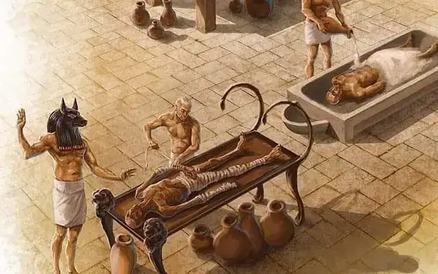 Processus de momification dans l’Égypte antique
