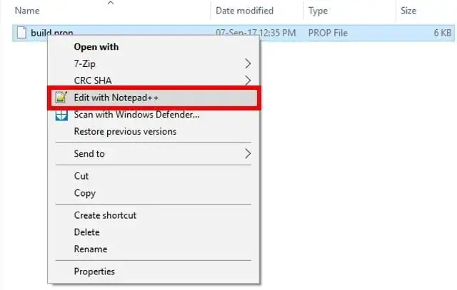 How to edit build.prop file without root 14 edit with notepad