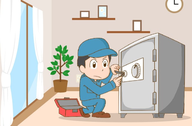 金庫の鍵開け