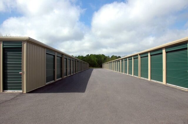 Storage warehouse representing self-storage rental as a passive income idea