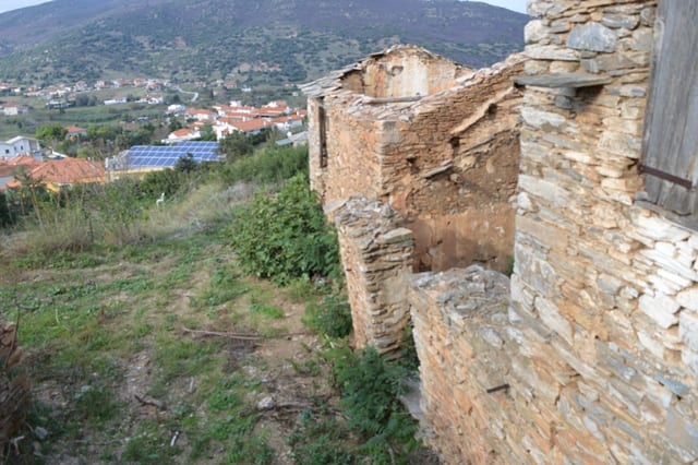 Evia Koskina land and derelict outbuildings