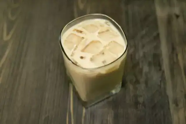 agua de horchata en un restaurante de la playa de puerto m orelos