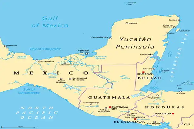 mapa de la peninsula donde pasara el tren