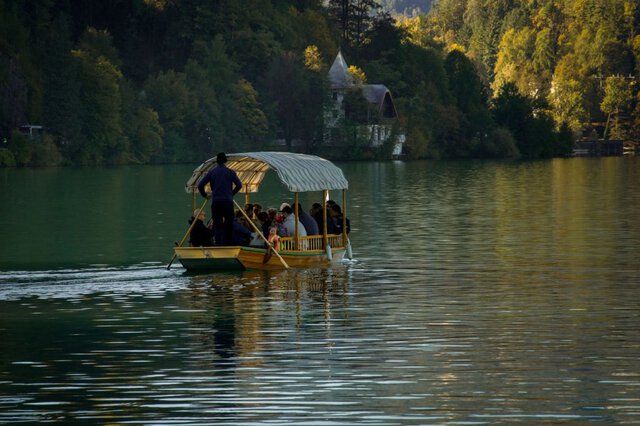 Scenic view of Lake Bled and the Julian Alps, featured in our Slovenia travel guide.