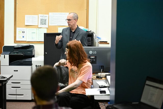 Kids getting ready for a career in music and technology at The University of Rochester's Eastman School of Music.