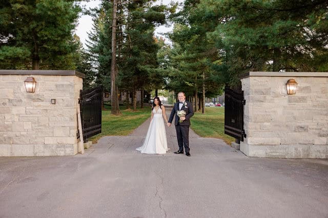 Rustic wedding reception at Thee Farm near Ottawa