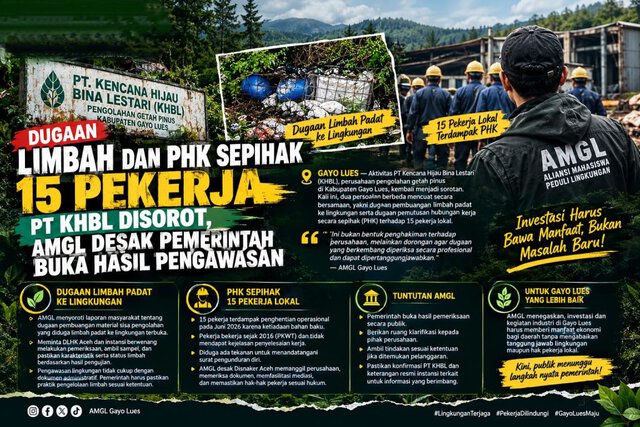 Dugaan Limbah dan PHK 15 Pekerja PT KHBL