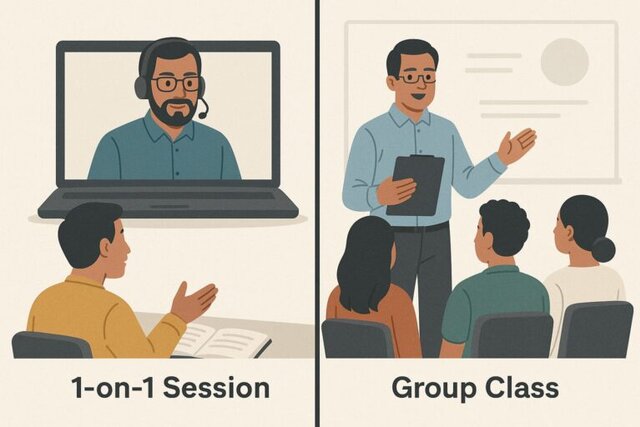 Split-screen image-online quran learning