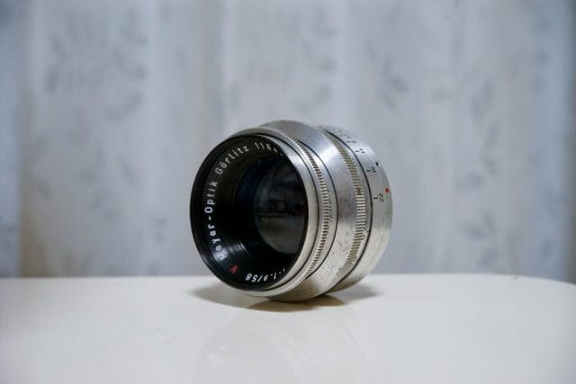 Meyer Optik Primoplan 58mm F1.9V オールドレンズ外観