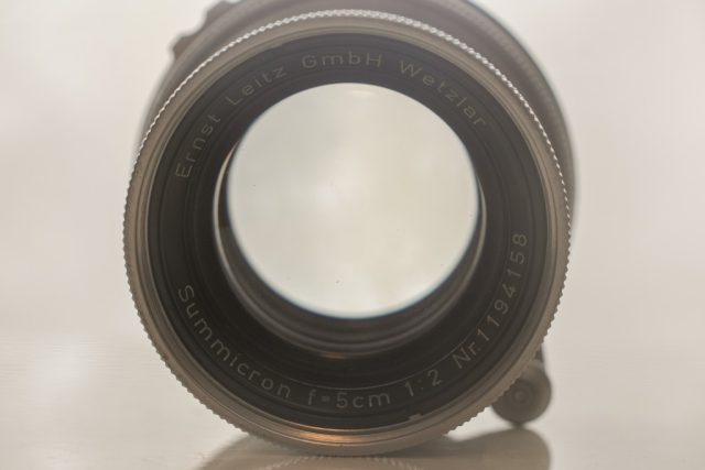 Summicron5cm f2(沈胴ズミクロン50mm)のレンズの外観