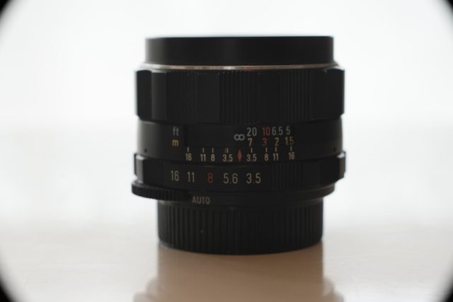 Super Multi Coated Takumar 28mm f3.5のレンズの外観