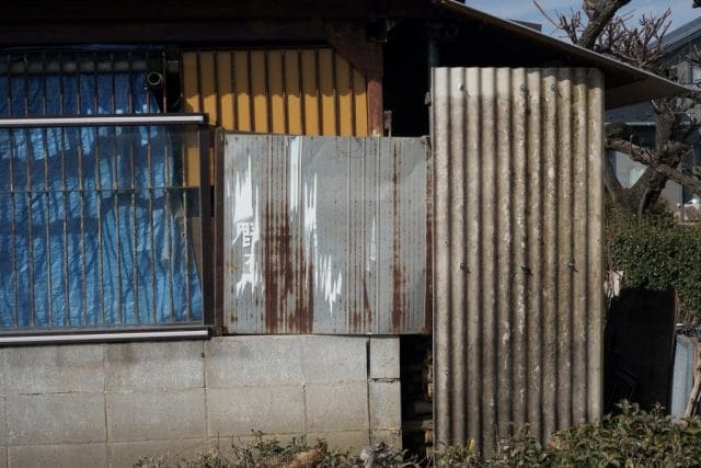 MC Rokkor-PF 58mm f1.4 作例 エモい 昭和レトロ トタン