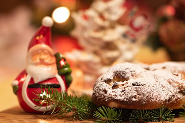 christmas cake baking