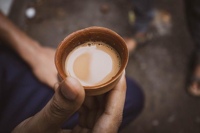 kolkata tea in earthen cup