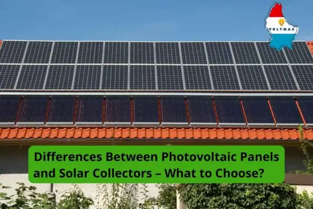 Fotovoltaikplatten und Sonnenkollektoren