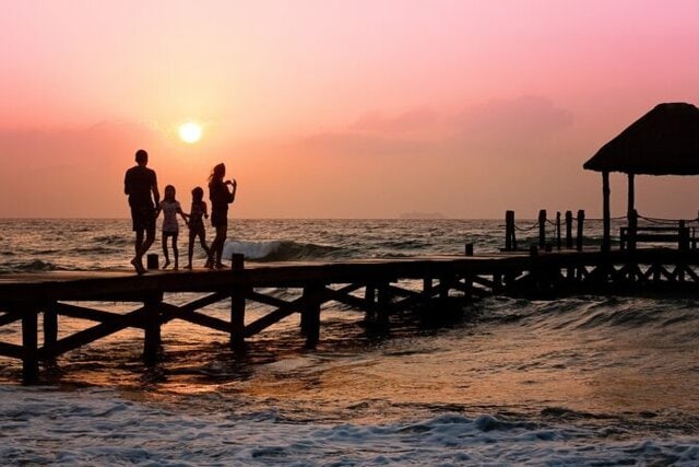 Family enjoying quality time together, representing family travel quotes