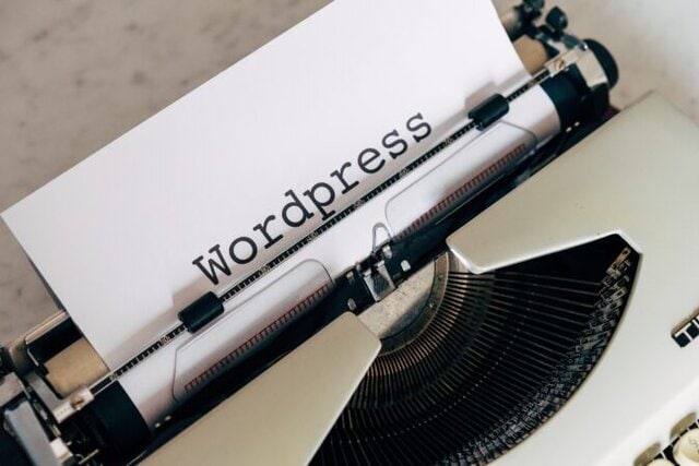 WordPress dashboard representing blogging as a passive income stream