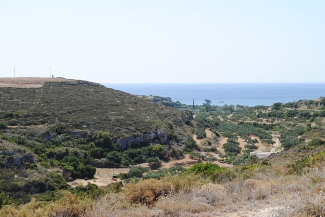 Kythira building plot near sea