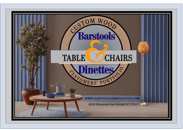 WOOD TABLE AND CHAIRS