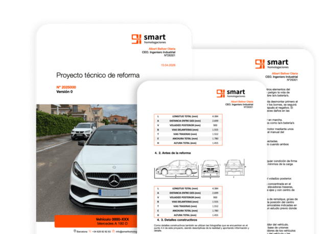 img-documentos-3 Proyecto técnico de reforma Smart Homologaciones en un coche con paragolpes homologados