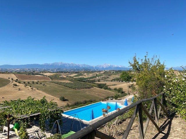 Uitzicht casa cologna abruzzen