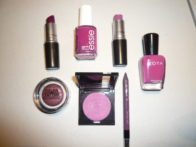 Radiant Orchid hues
