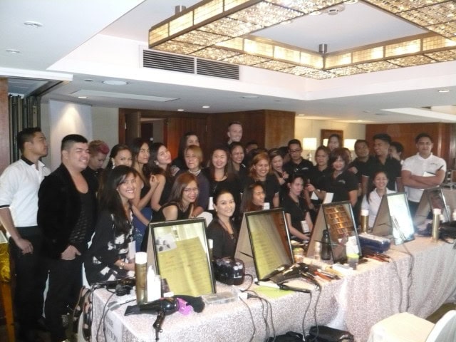 Estee Lauder and Franck Provost magicians